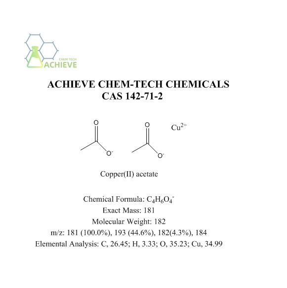 Bakrov (II) acetat CAS 142-71-2