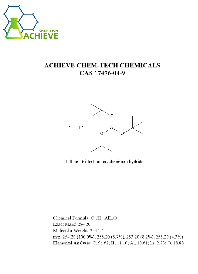 Litijev tri tert butoxyaluminum hidrid cas 17476-04-9